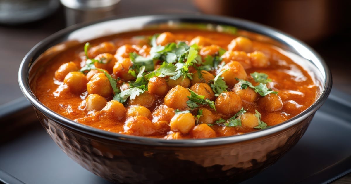 Chickpea and Spinach Curry