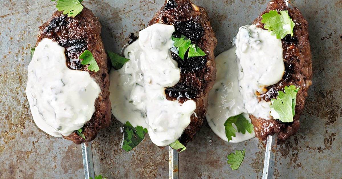 Lamb Koftas With Lemon Yoghurt