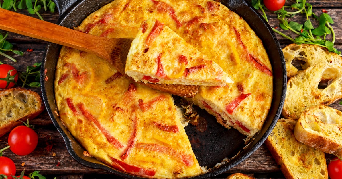 Mixed Pepper Frittata